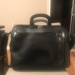 TUMI Arrive Narita Slim Leather Briefcase